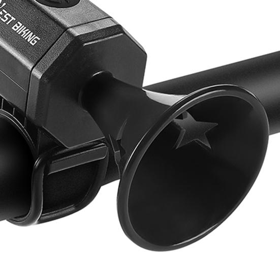 Bike Electric Horn High Decibel Multiple Modes Waterproof Rechargeable Easy Install Handlebar Bell