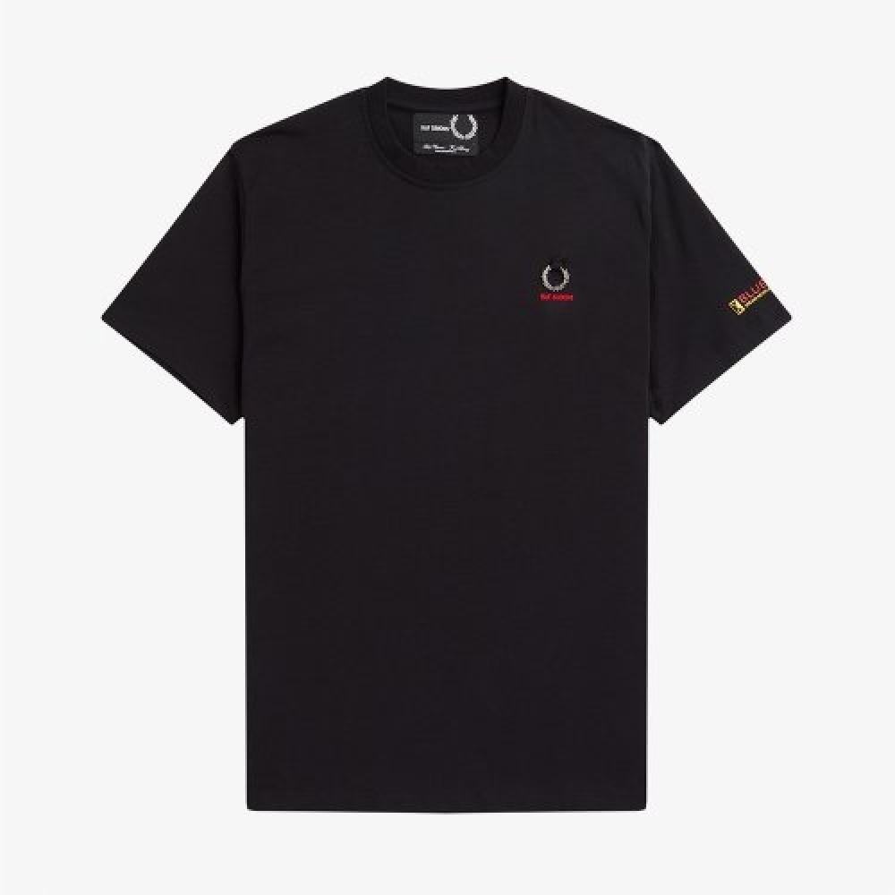

Футболка FRED PERRY [Raf Simons] с рукавами с принтом 102 AFPM2314204 102