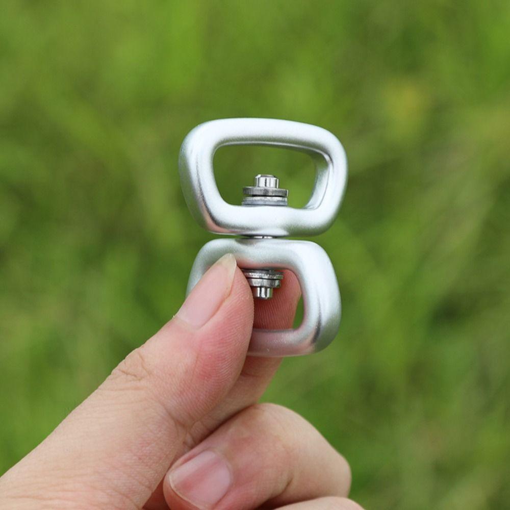 

8-shaped Swivel Hook Rotating Safety Buckle Hook Outdoor Activities срібний