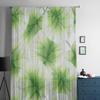 Watercolor Lotus Leaves Sheer Curtains For Living Room Window Transparent Voile Tulle Curtain Bedroom Drapes Home Decor