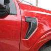 Korlot Carbon Fiber Side Vent Fender Badge Emblem Cover Trims Accessories Fit for Ford F150 2021-2025 for F250 F350 Super Duty