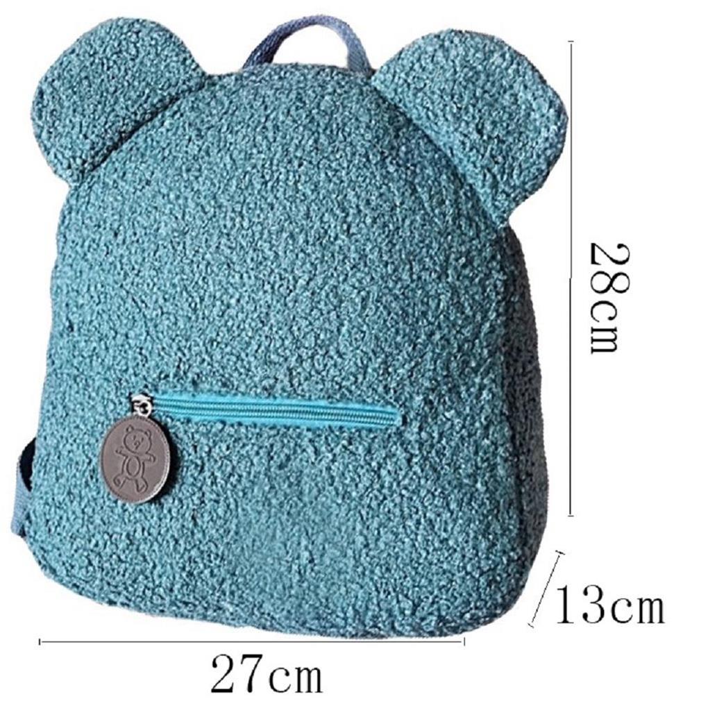 Bärenrucksäcke Mini Kinder Kinder Reise Tasche Rucksäcke Lamm Herbst Mädchen Schulter Fleece Damen Jungen Bärenförmig