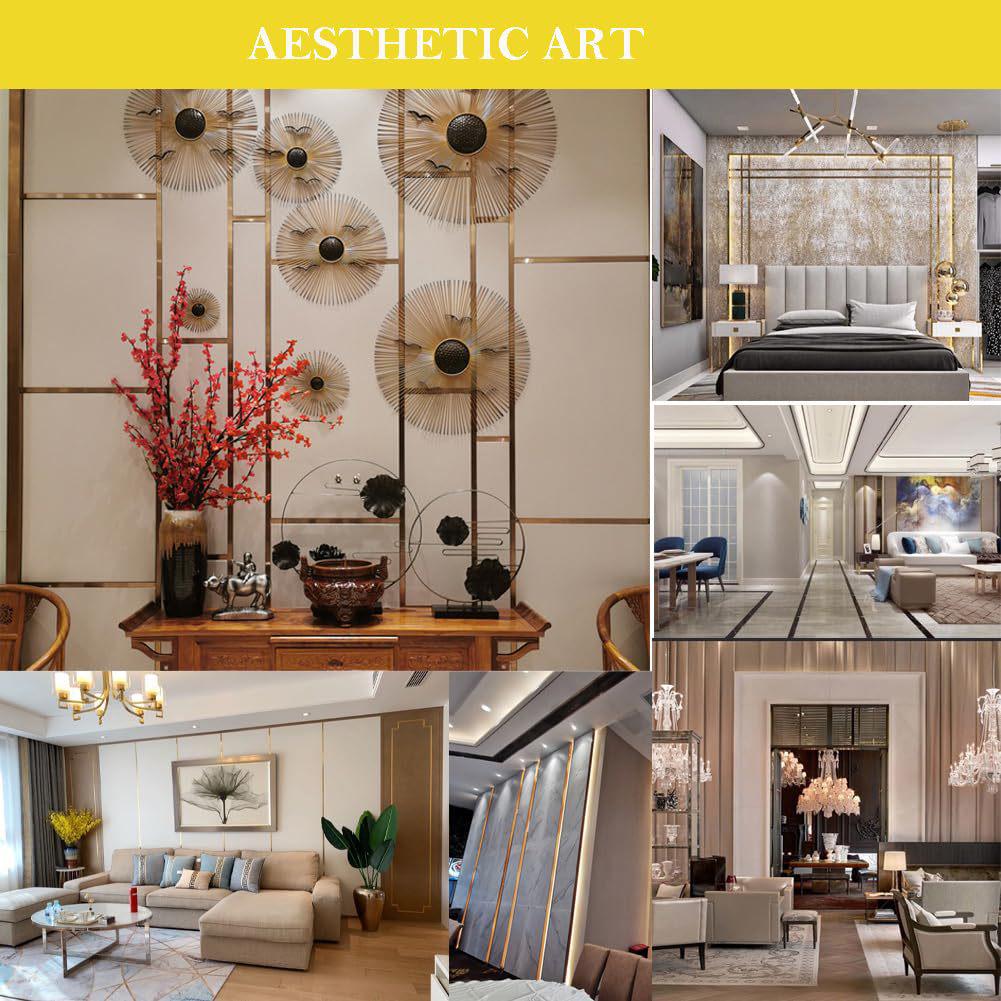 Self-Adhesive Stainless Steel Skirting & Decorative Wall/Ceiling Strip