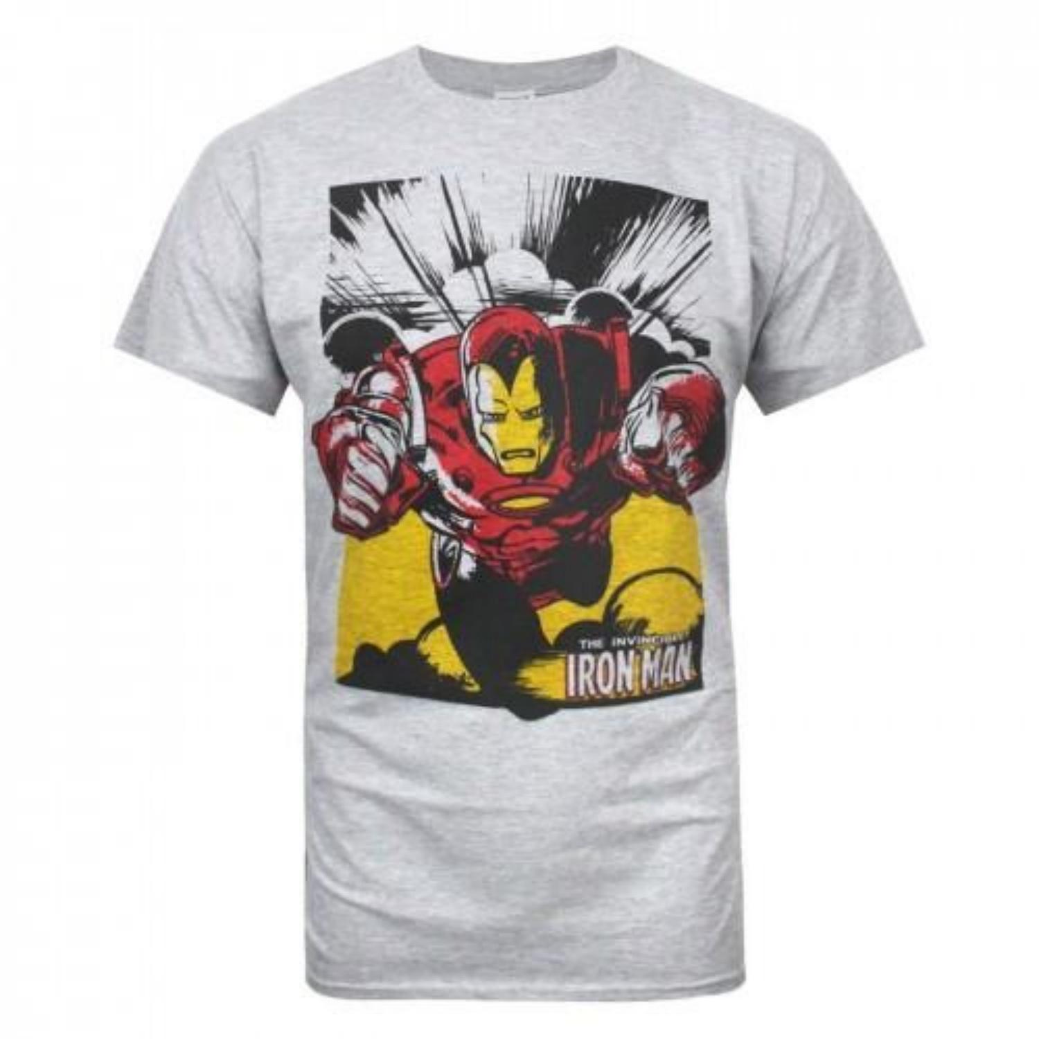 Iron Man Mens T-Shirt S чёрный