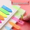 Transparent Colored Marker Stickers for Office Use - Small Strips for Page Indexing and Key Points