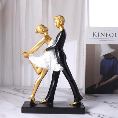 Crafts Resin Character Ornaments Abstract Simple Dancer Statue Waterproof Handicraft Miniatures Figurine Sculpture Gift