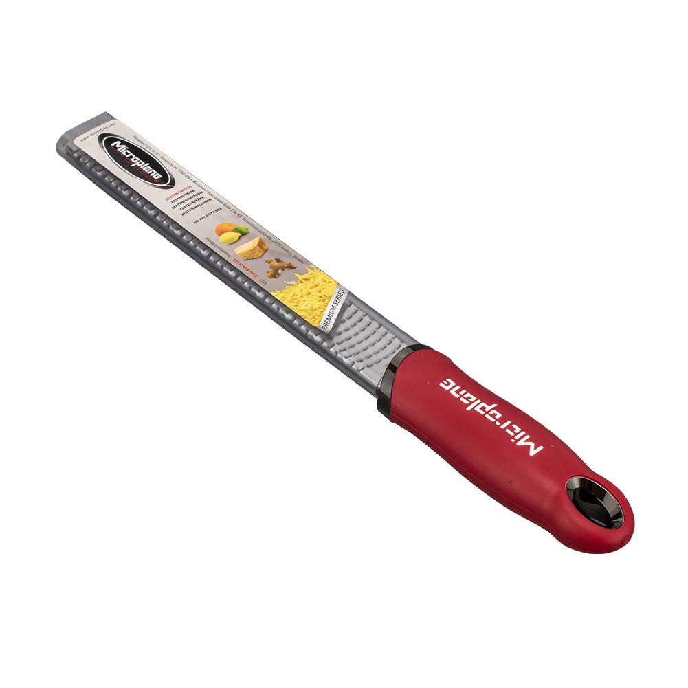[Microplane] Microplane Premium Classic Series Zester Grater 46120 Red Premium Classic Series Zester Grater Red Kitchen