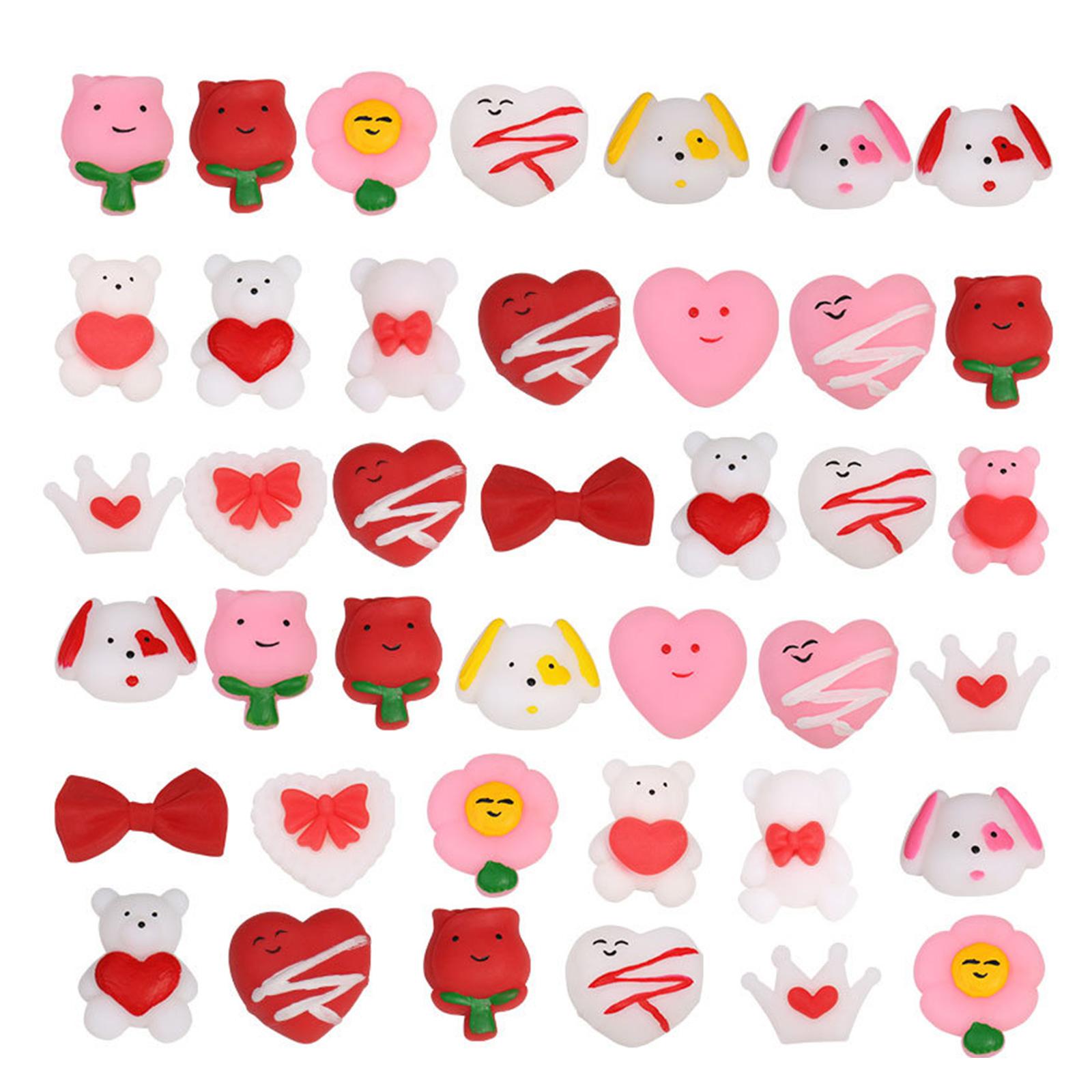 

24Pcs Hand Squeeze Squishies Mochi Toy for Decompressing Birthday Gift Soft TPR Stress Toy Pinch Ball Kids Party Favor