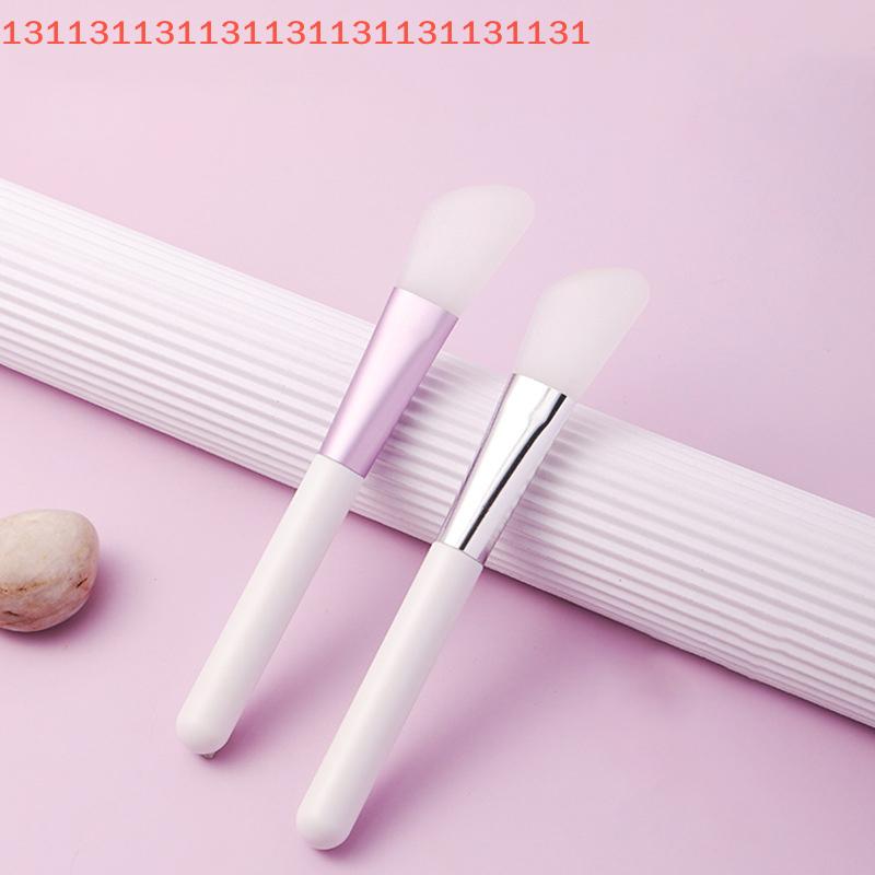 1/2Pcs DIY Skin Care Foundation Gel Cosmetic Beauty Tool White Makeup Silicone Facial Mask Brush Professional Mud Cream Brushes
