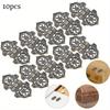 10Ppcs Antique Printed Zinc Alloy Furniture Wine Box Hinges Wooden Box Hinges Gift Box Luggage Hardware Hinges