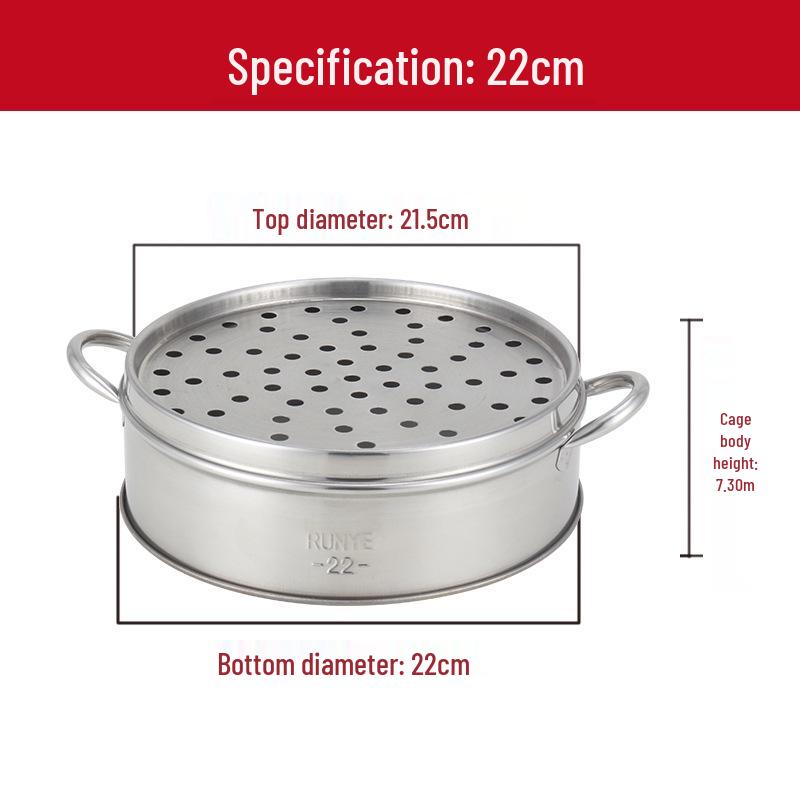 Compact Stainless Steel Steamer for Buns and Dumplings