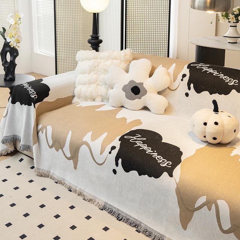 

Chenille Sofa Towel Non-Slip Four Seasons Universal Sofa Cover Cover All-Inclusive High-Grade Cover Cloth Can Cover Cover Blanket Cushion 90x100cm