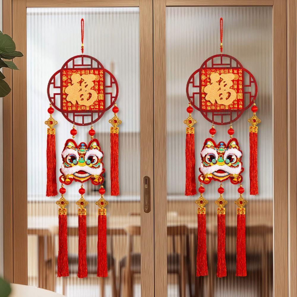Traditional Spring Festival Pendants Reusable Festive Hanging Ornaments  Entry Door