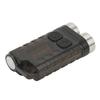 Mini Keychain Flashlight Portable 900LM USB Charging Small Flashlight for Outdoor Camping Black