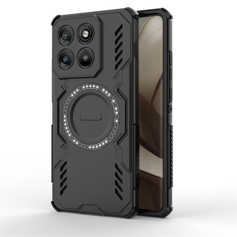 For Motorola Moto X70 Air Case For Moto X70 Air Anti-knock Armor Magnetic Adsorption Wireless Charge Cover For Moto X70 Air Case