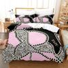 Digital Printing Leopard Print 90g Chemical Fiber Bedding Three-piece Set, Small Amount