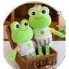 Adorable Green Frog Plush Toy Perfect For Cuddling With Soft Pp Cotton Filling