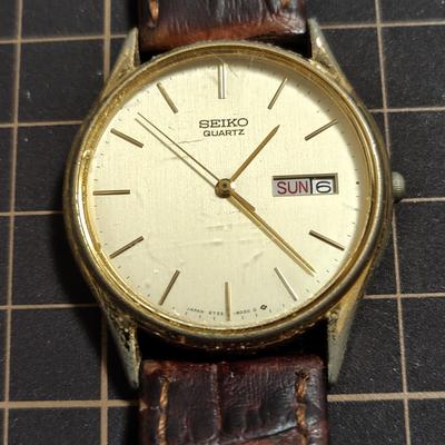 SEIKO Quartz Gold Watch Men's 5Y23-8039 K26