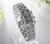 Sales Women Silver Bracelet Watch Women Watches Rhinestone Steel Ladies Wristwatch Female Clock Gift Reloj