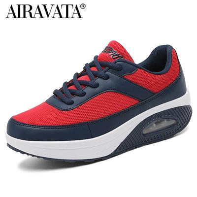 Women Casual Shoes Fashion Platform Sneakers Outdoor Lace Up Breathable Shoes Size 35-42