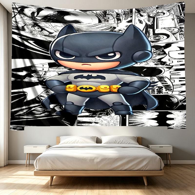 Superheroes Print Tapestry - Portable Wall Decor Cloth, for Home, Dorm, Travel, Bedroom, Living Room - Ideal Birthday Housewarming Gift