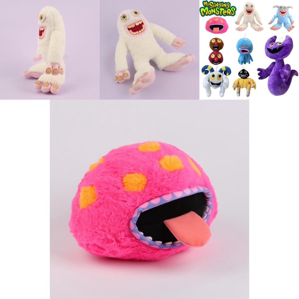 My Singing Monsters Collectible Plushies Blue White And Pink
