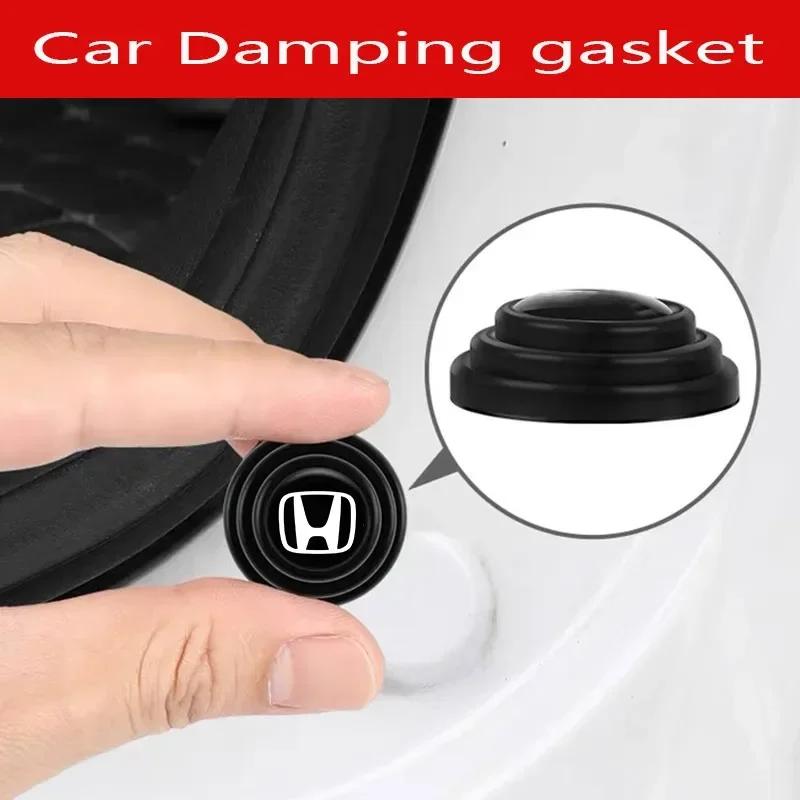 Car Door Pads Shock-Absorbing and Silent Mat Anti-collision Silicone For Honda Fit Civic Accord 7 8 9 10 Pilot City Jazz CRV HRV HQ4