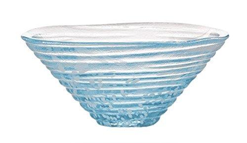 Toyo Sasaki Glass Plate, Japanese Glass, Small Bowl, Shaved Ice, Blue, Made In Japan, Bowl, Deep Plate, Glass Plate, Tableware, Dessert Plate, 41531