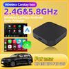 YKRC8 For X5 E53 E70 F15 G05 Wired To Wireless Car Wireless CarPlay Android Auto Wireless Adapter 2.4G&5.8Ghz WiFi BT Auto Connect