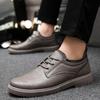 Men Casual Leather Shoes Brand Business Shoes Soft Sole Non-slip Driving Shoes Men Comfortable Loafers Fashion Formal Dress Shoe