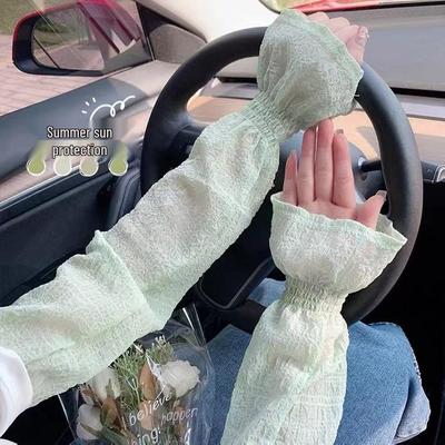 UV-Schutz Seersucker Eisseide Sonnenschutzärmel