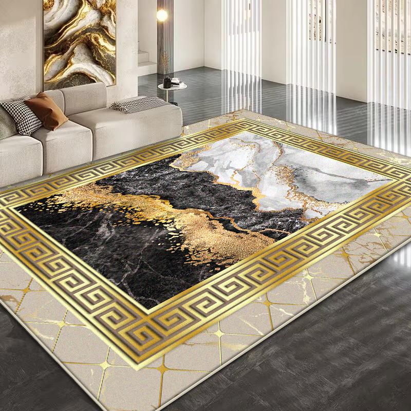 Luksusowe Duże Dywany do Salonu Dywan do Hali Willi w Stylu Europejskim Antypoślizgowy Dywan Dekoracyjny do Sypialni Zmywalna Mata pod Stoliki Kawowe