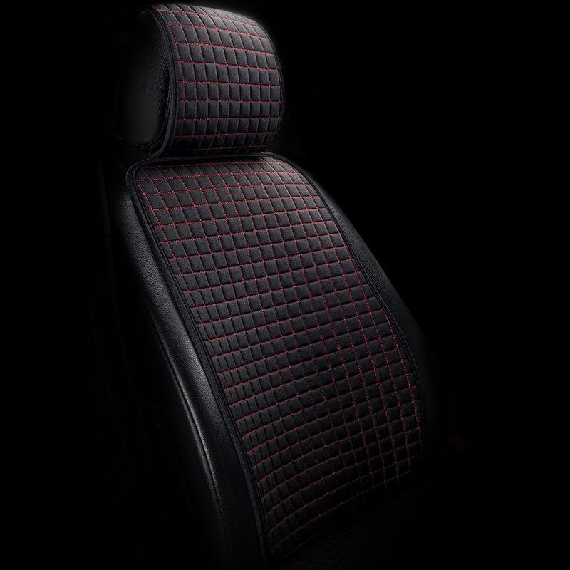 Universal Fiber Linen Car Seat Cushion - Five-Seat, Small Waist, Four Seasons Pad