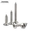 Zhuozan 304 Stainless Steel Round Pan Head Phillips Self-Tapping Wood Screws