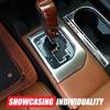 LLKUANG for Toyota Tundra 2014-2021 SUV Stainless Steel Center Console Gear Shift Panel Frame Trim Car Accessories (Silver)