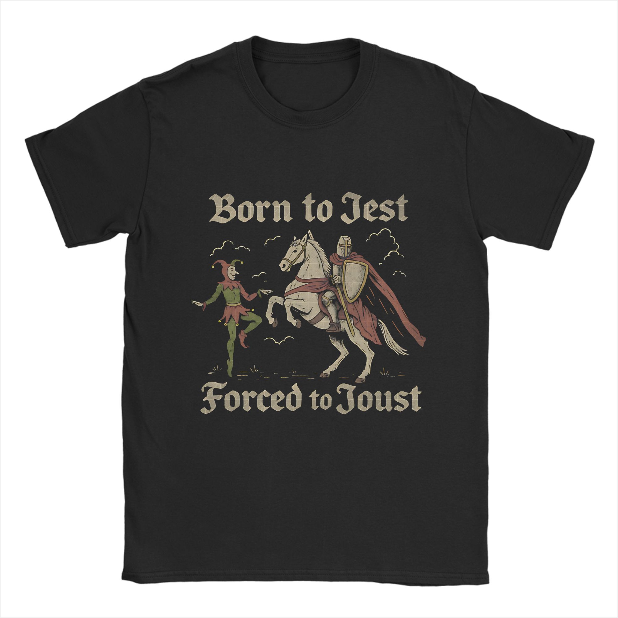 

Men Born to Quest Forced to Clock in Clock In T Shirt Cotton Clothing Vintage Short Sleeve O Neck Tees Plus Size T-Shirt -... S разноцветный