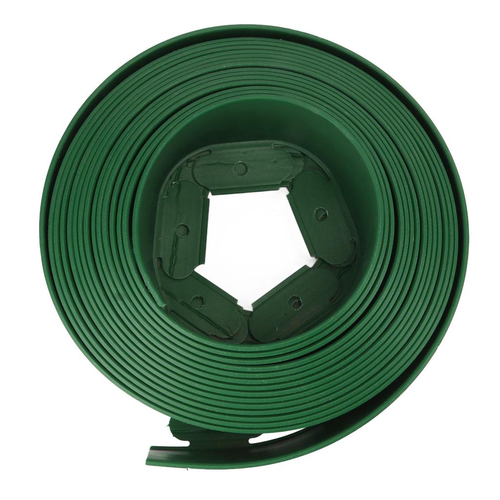 Landscape Edging Kit PE No Dig Tall Wall Garden Border with Stakes for Lawn Flower Bed Grass Yard