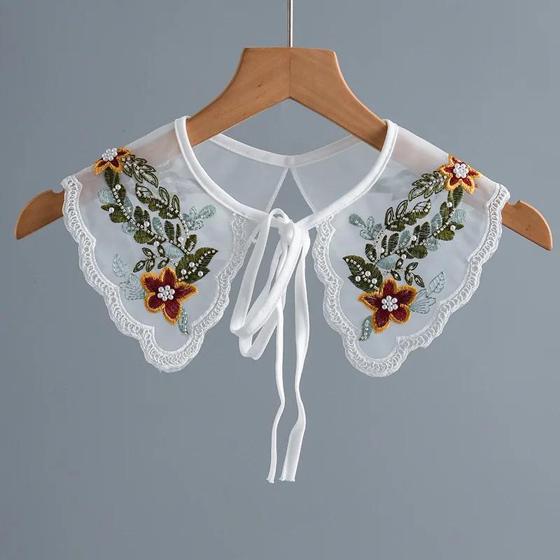 

Платье для девочек, рубашка с ложным воротником, маленький шарф для женской рубашки, съемный воротник, накидка на плечи, шаль, съемный ложный воротник