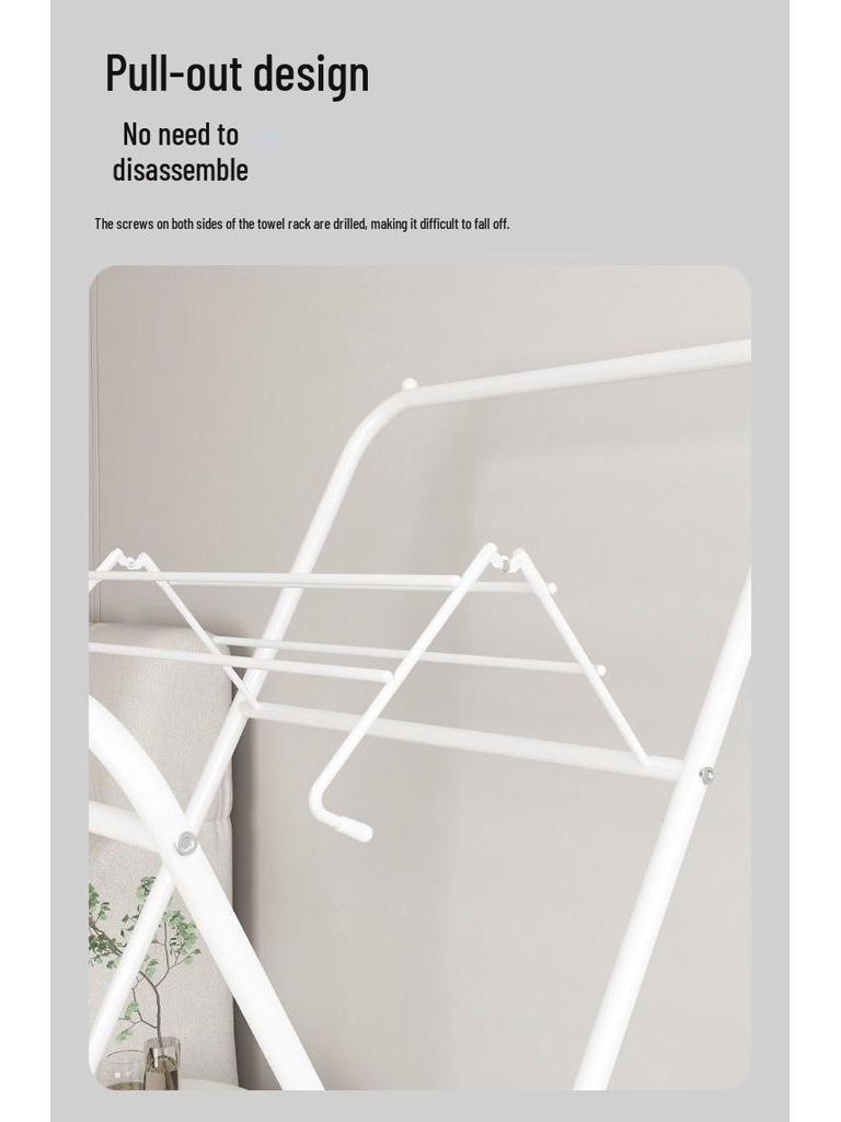 Freestanding Clothes Rack: Folding Indoor/Outdoor Dryer and Coat Stand