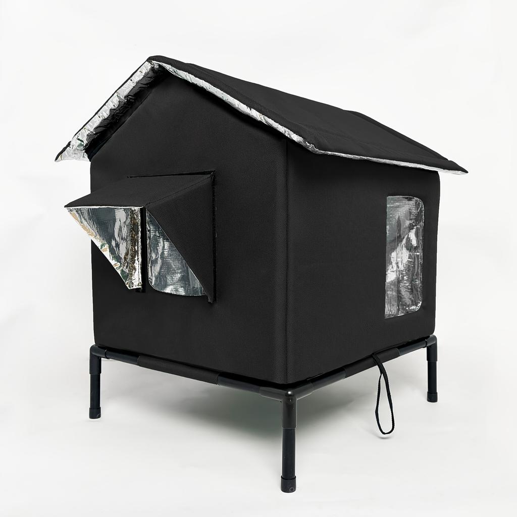 Waterproof Outdoor Stray Cat's House Support Cats Bed Tent Portable Cold Resistant Feral Pets Houses Winter Warm Cat Accessories