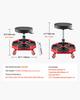 VEVOR Rolling Mechanic Stool with Wheels, 300 Lbs Capacity Garage Seat/Work Stool