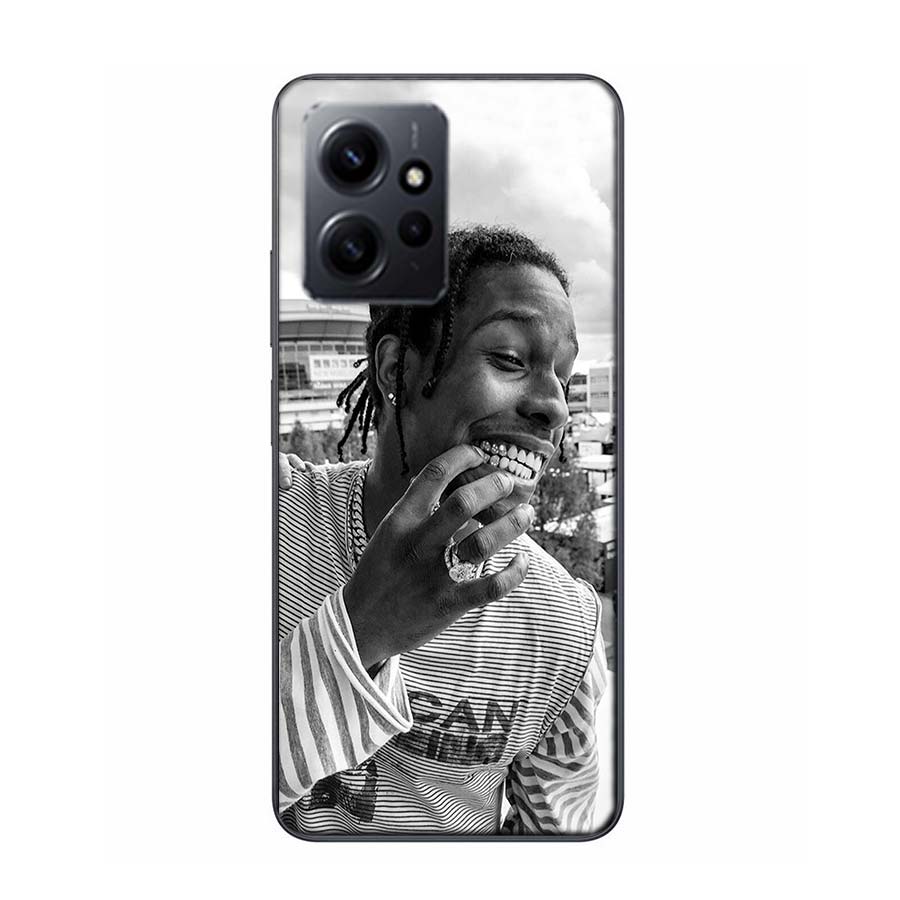 

A-A$AP R-Rocky Rapper Phone Case For Redmi 12 13C 12C 15C 9 10 10C Note 13 Pro Plus 14 15 Pro 9T 9C 9A TPU Soft Cover Clear Cell Redmi Note 10 Pro