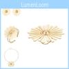 Eyecatching Sunflower Gold Jewelry Collection Featuring Necklace Bracelet Ring Earrings And