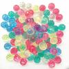 5pcs Fun Diamond Bounce Ball Rainbow Color Children's Elastic Rubber Ball Floating in Water Gemstone Twister Toy Gift
