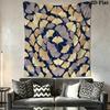 Leaf Wall Tapestry Aesthetic Wall Hanging Printed Fabric Blanket Decorative Tapestries for Bedroom Living Room Home Decor