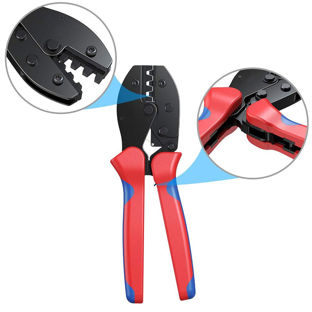 1 Set Crimping Pliers Set Solar Panel PV Cable Stripper Wiring Connector Crimping Tool Solar Spanner Wrench 10Pair connector