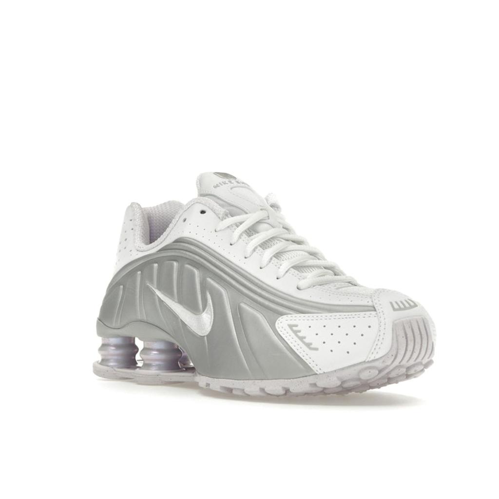 Nike Shox R4 Platinum Barely Grape Women Sneakers Silver White Metallic-Platinum HF5076-100