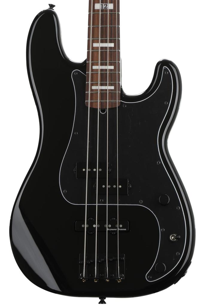 Fender Electric Bass Duff McKagan Deluxe Precision Rosewood Black Bass, Fingerboard,