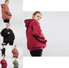 Cozy Autumn And Winter Pure Color Sweater With Long Bat Sleeves