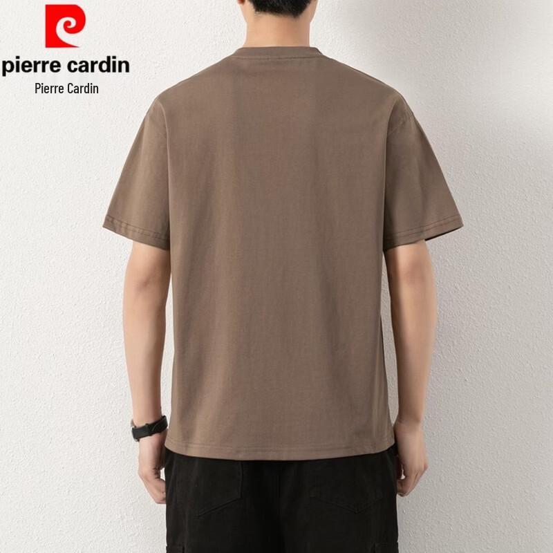 Pierre Cardin Men's Pure Cotton Round Neck Short Sleeve T-Shirt